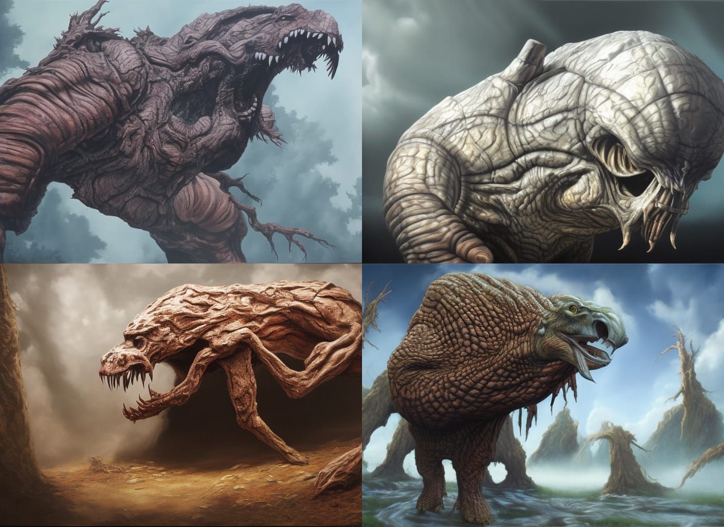 Hyperrealistic Splork: Armored Extraterrestrial Predator