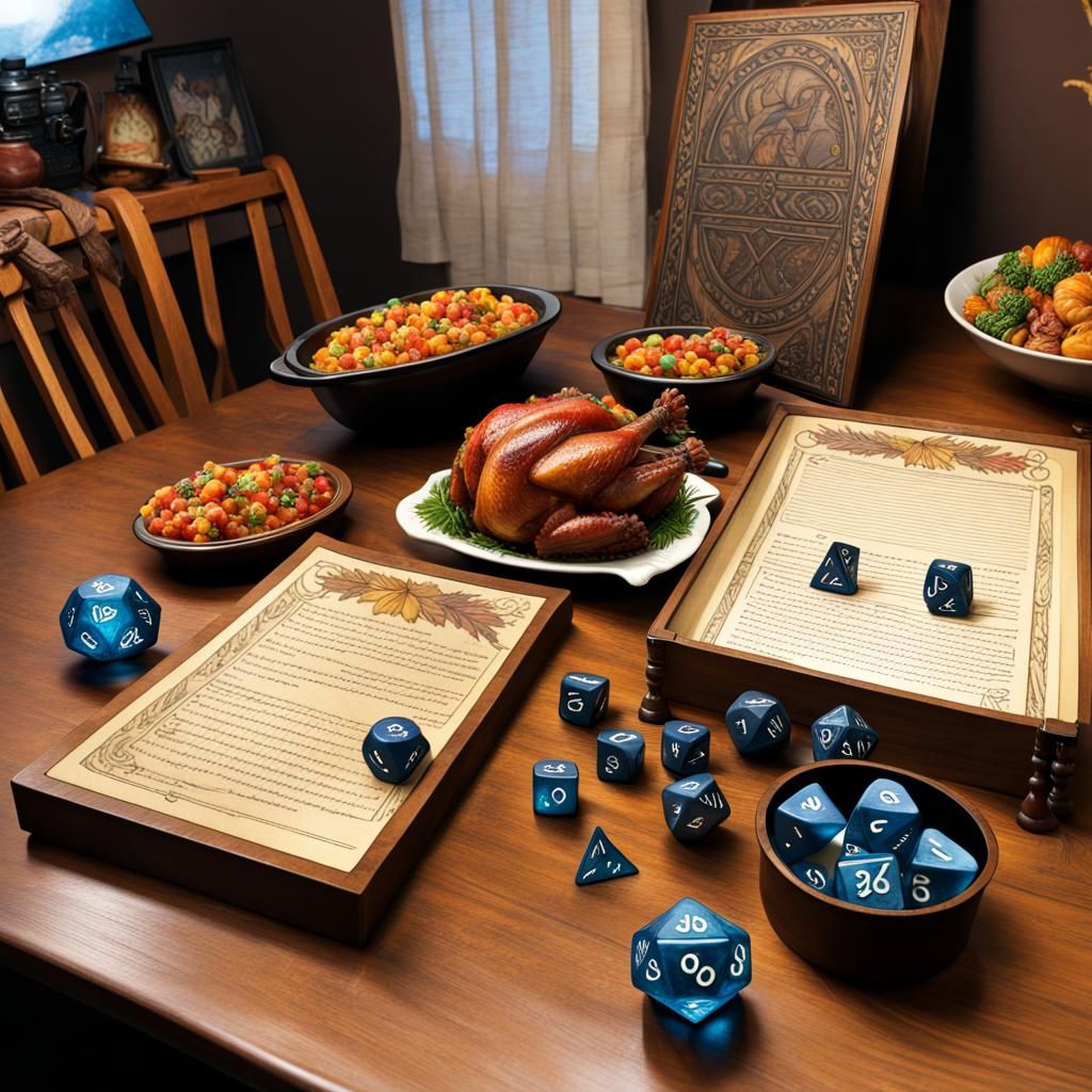 Dungeons and Dragons Thanksgiving Feast