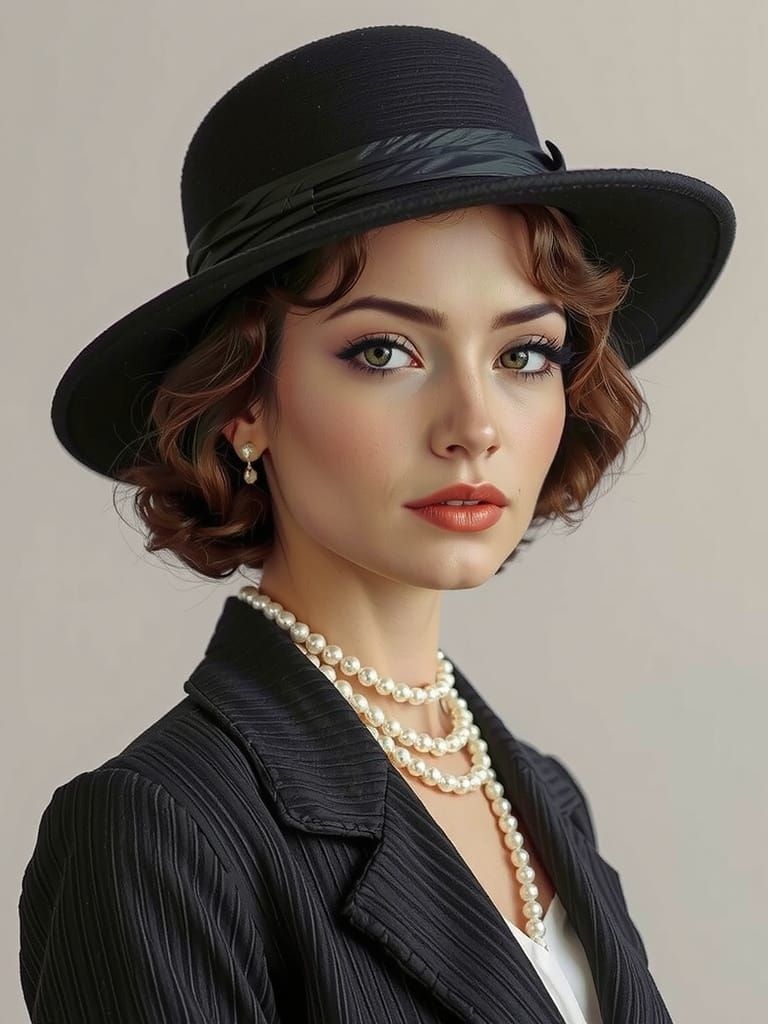 Inspired by:
Coco Chanel, early 1900s fashion