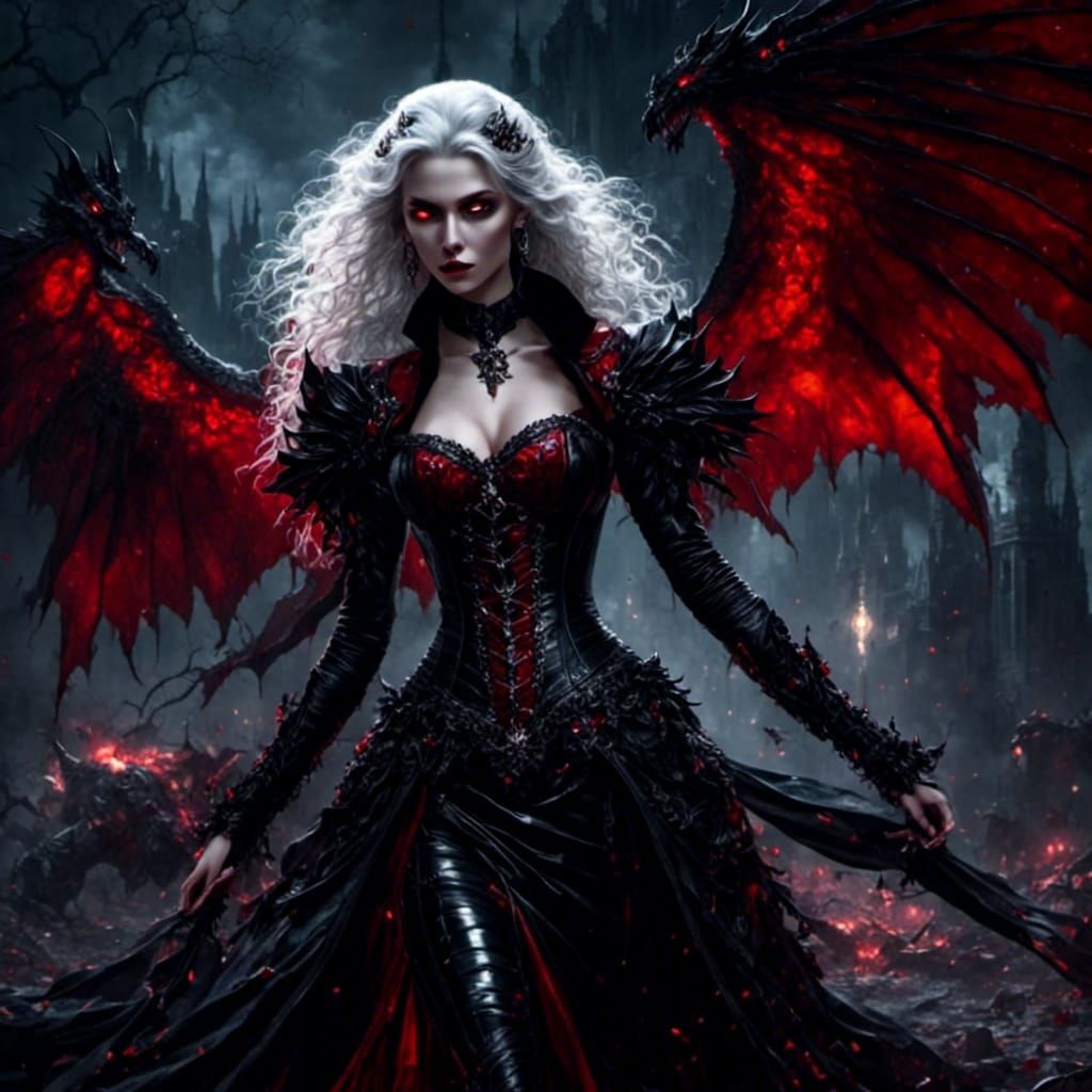 Beautiful female vampires: Vampire Princess magic storm.
