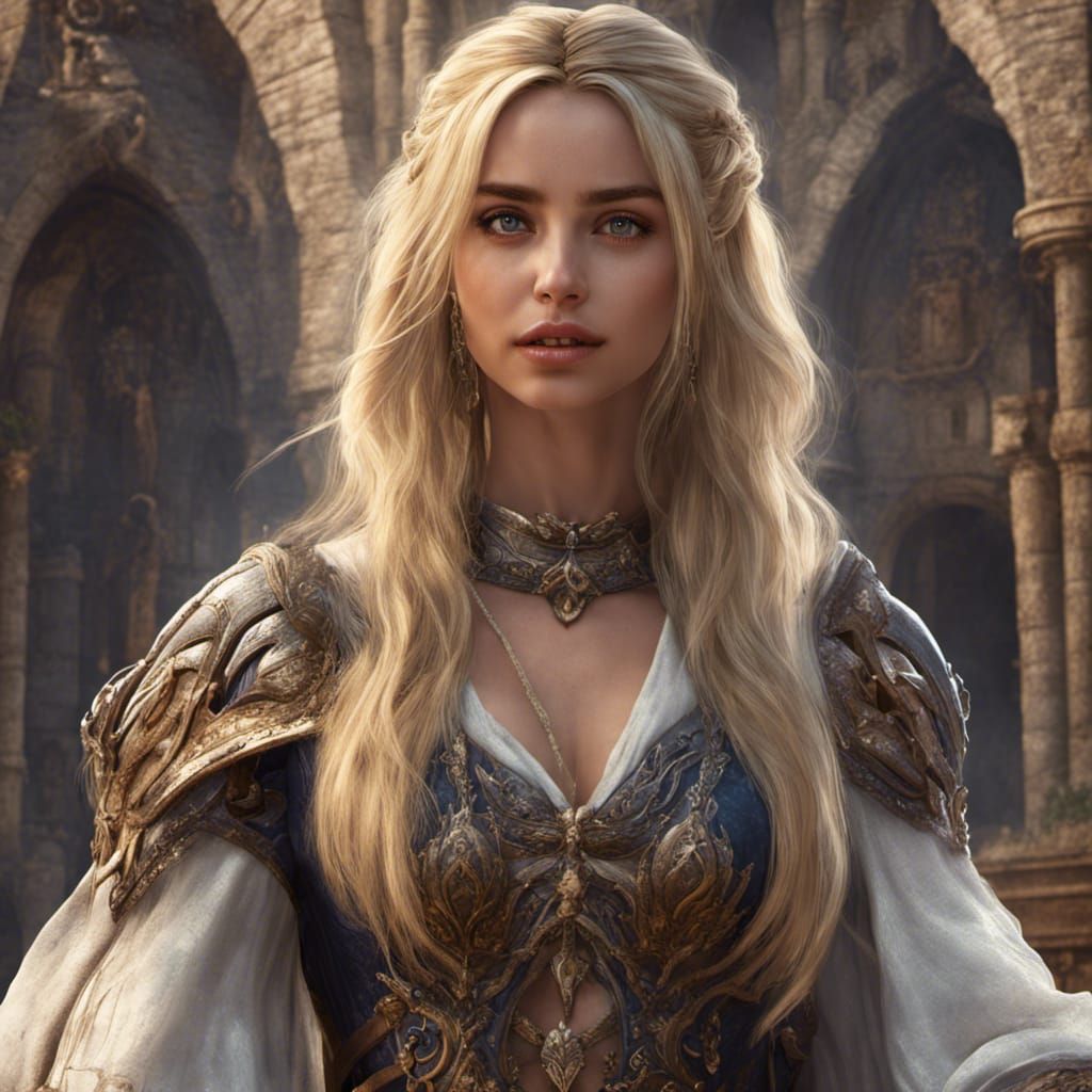 Ana De Armas as a Medieval Queen Mage