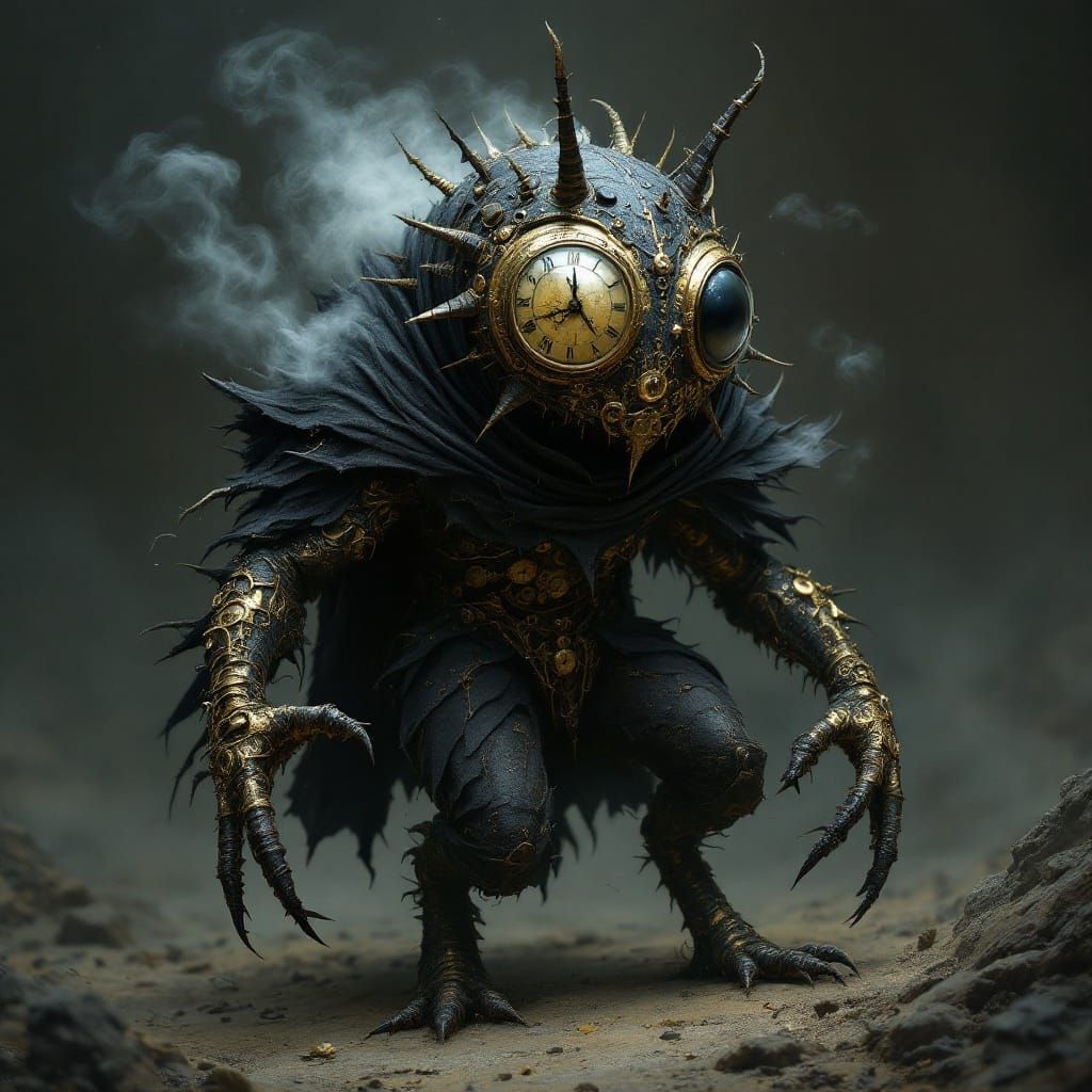 Clockwork Time Guardian Emerge from Shadows