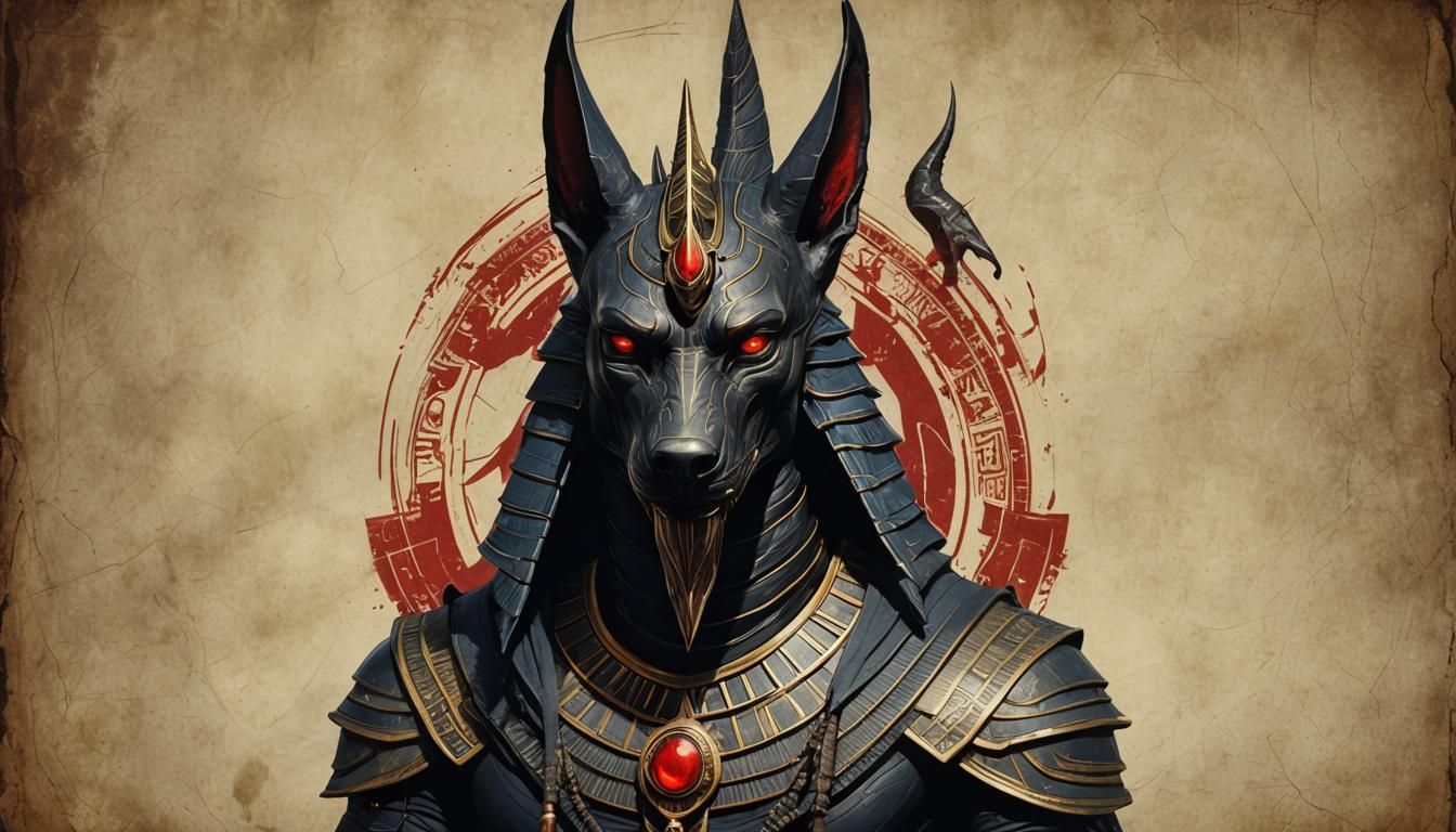 Scary Anubis Concept: Fantasy Horror Design