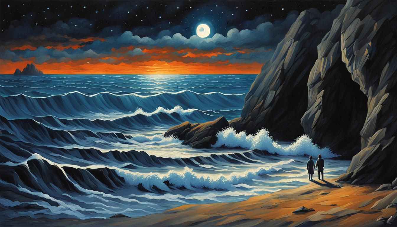 Night Sea: Waves of Darkness and Despair