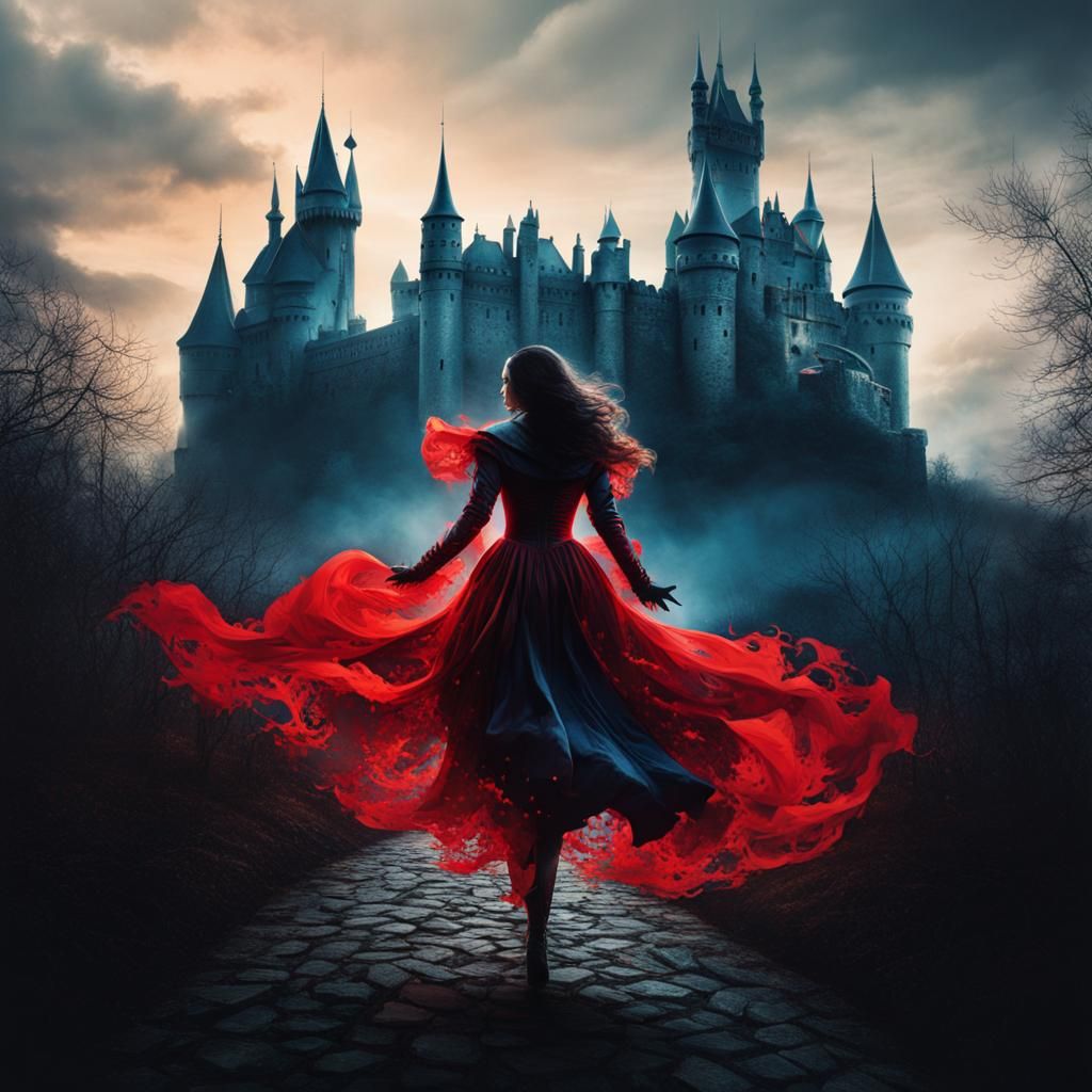 A witch in trouble in electric red in her mind shes had you ...