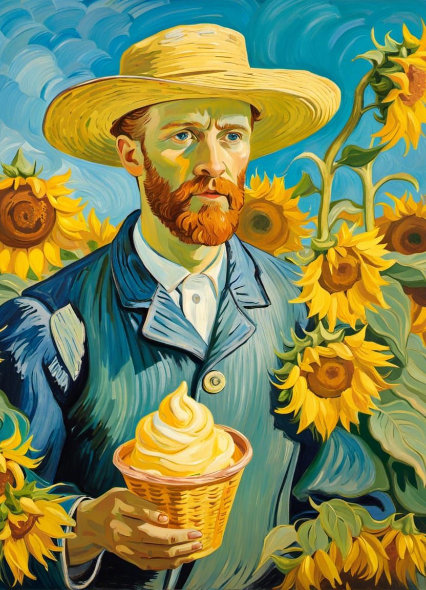 Van Gogh, the ice-cream man