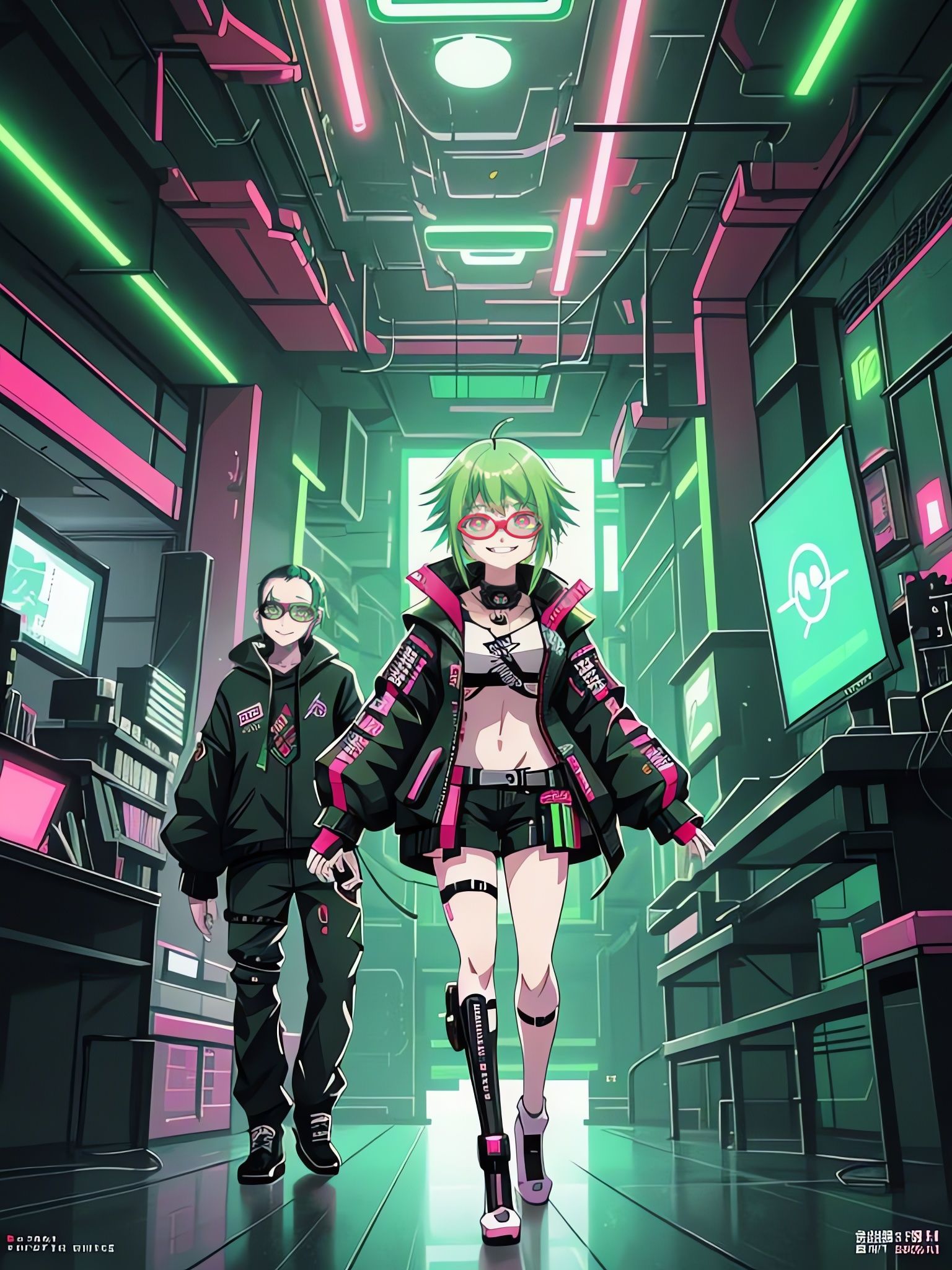 Hina & Yaku: Cyberpunk Hackers