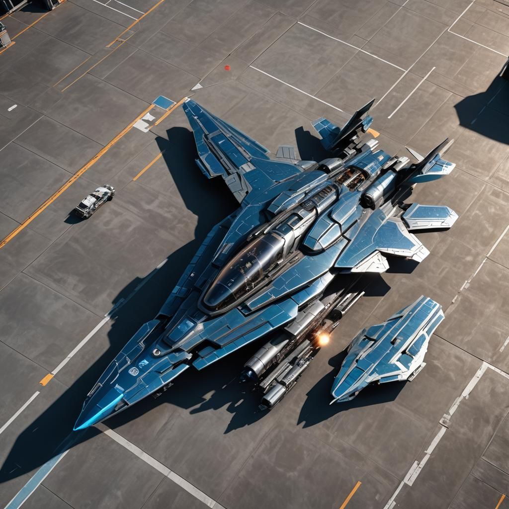 Sleek Spacecraft Reveals Futuristic Cargo in Sci-Fi Renderin...