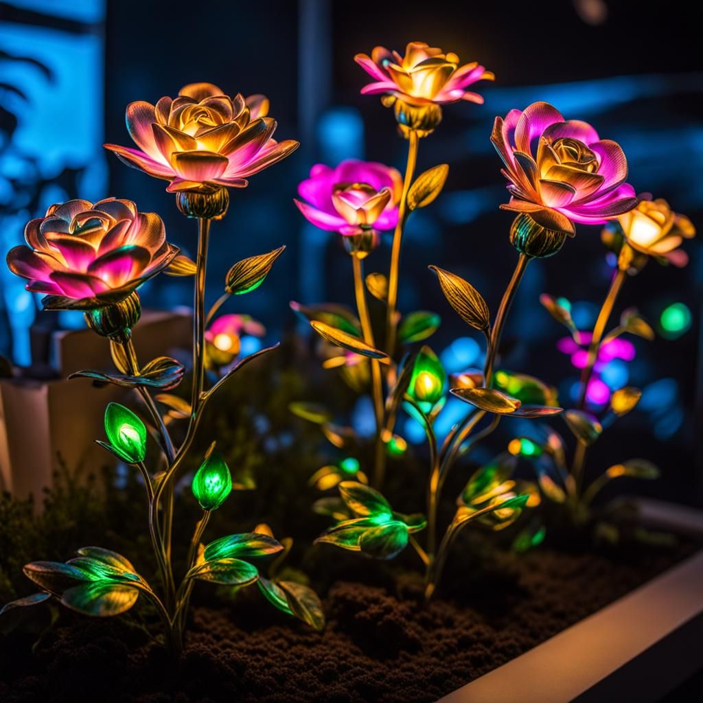 Metal Flowers. 5