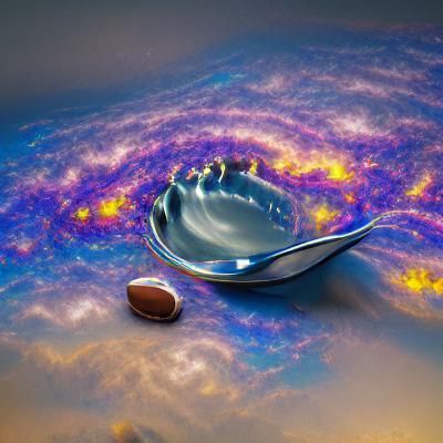 Interstellar Cereal Bowl in Space