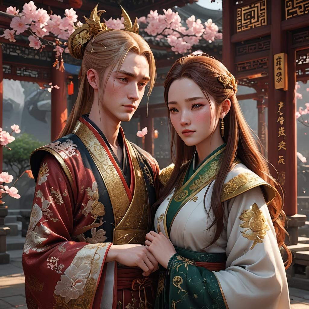 Emperor OC x Ginny Weasley (concubine)