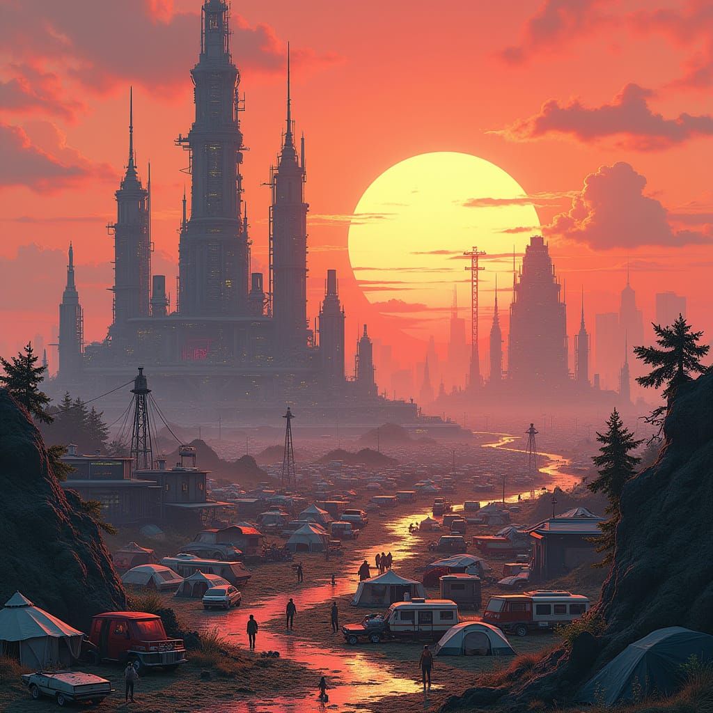 Cyberpunk Sundow / Sprawl & Nomads