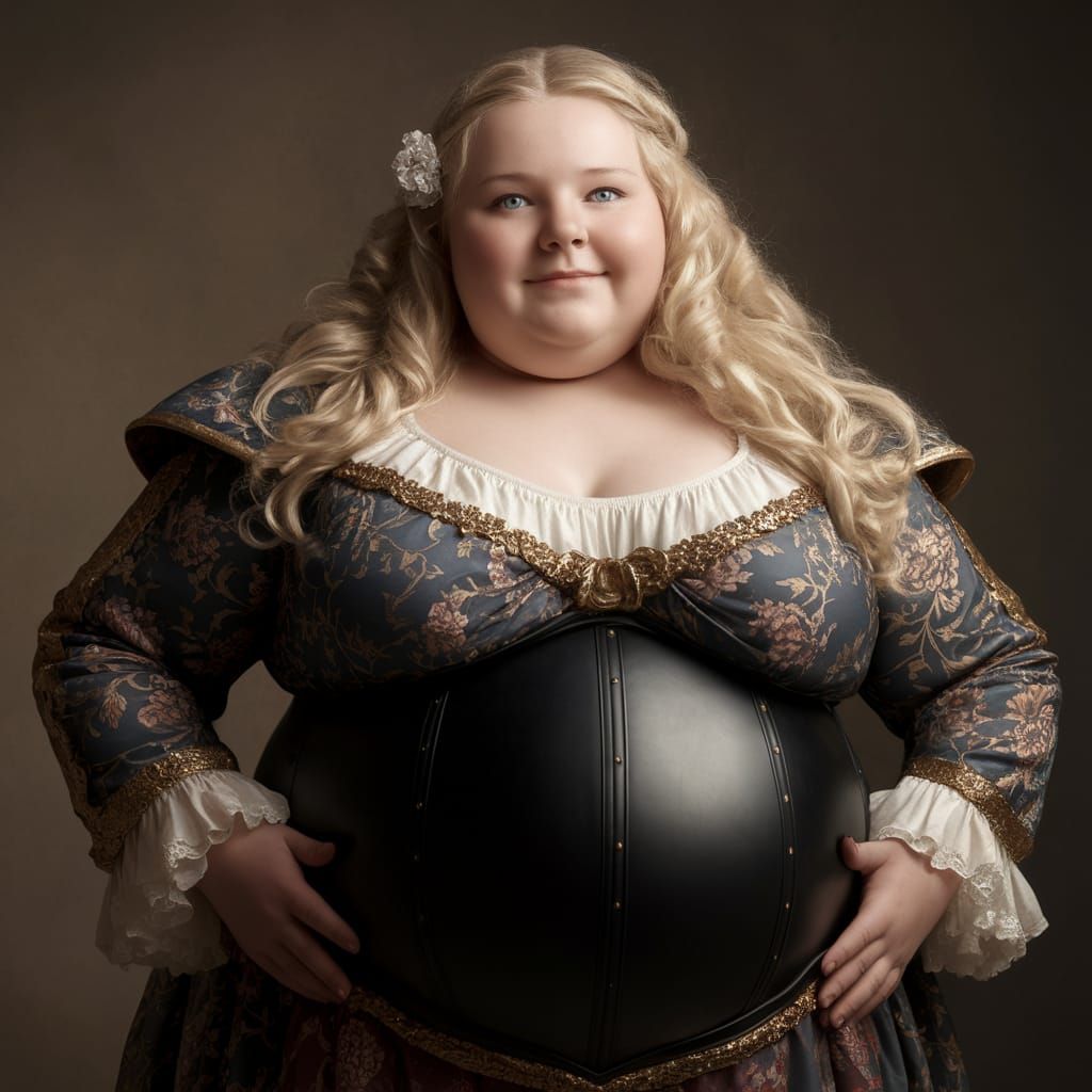 A Plump Young Actress Dons 15th Century Male Attire