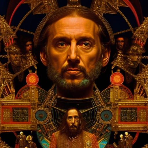 Psychedelic Neon Space Art: State of Madness