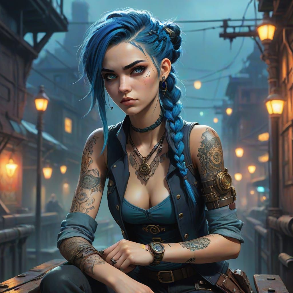 Ethereal Twin Assassin in Zaun's Undercity