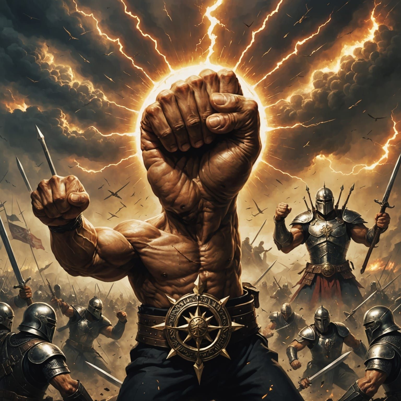 Intense Spiritual Mental Warfare Visualized