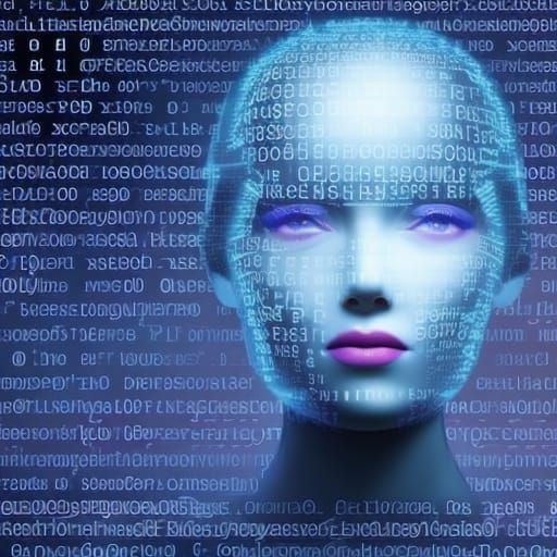 Woman Confronts AI in the Modern Age