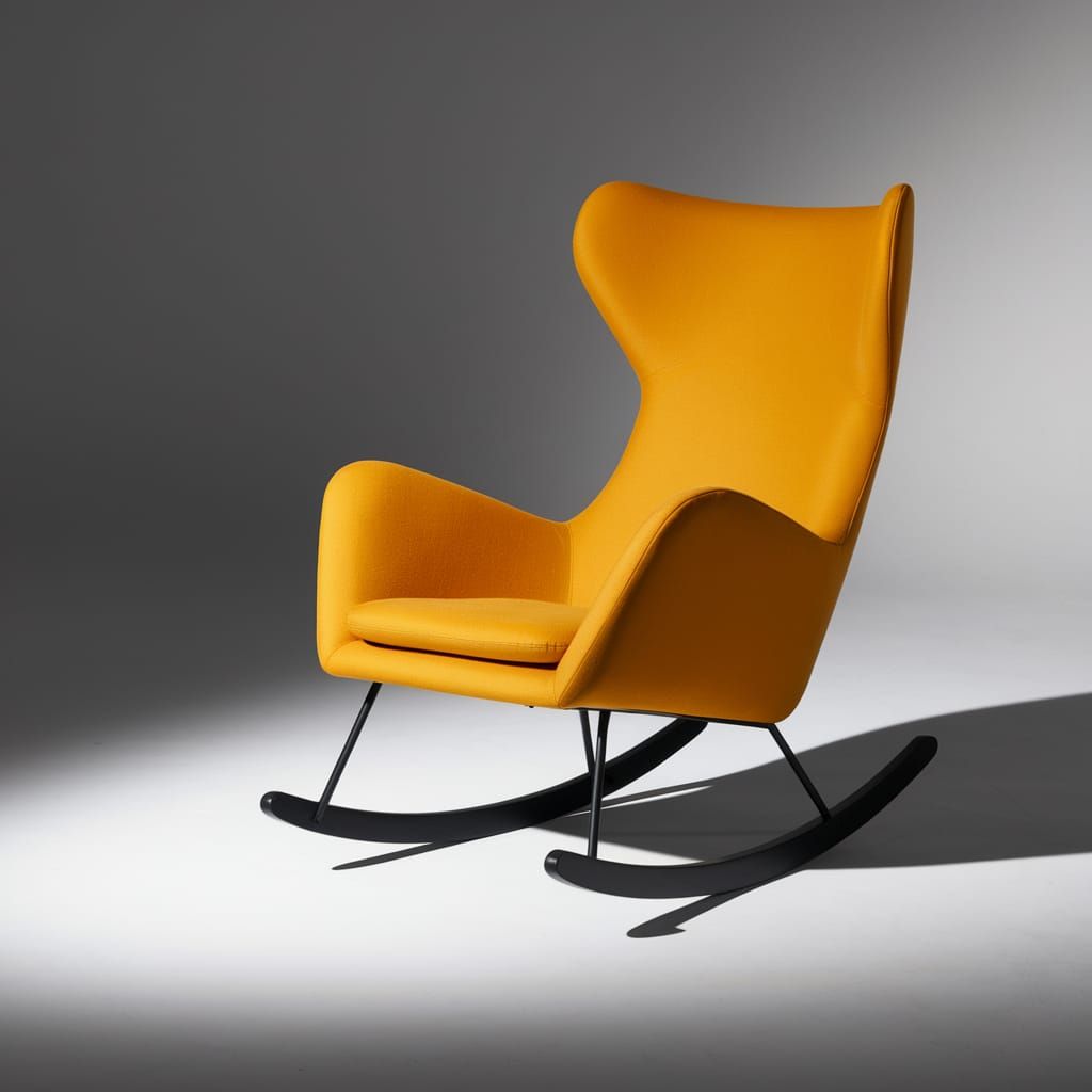 Modern Rocking Chair Exhibit: Fine Art Photography