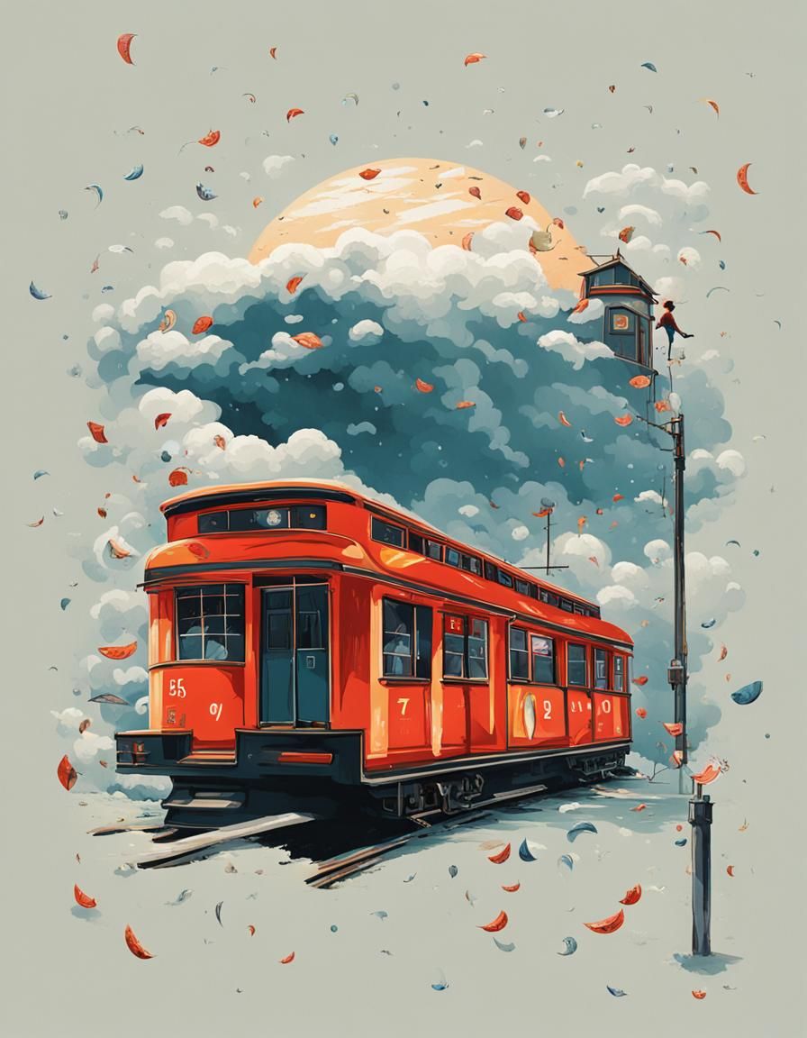 Abstract AI Image Based on Simple Phrase