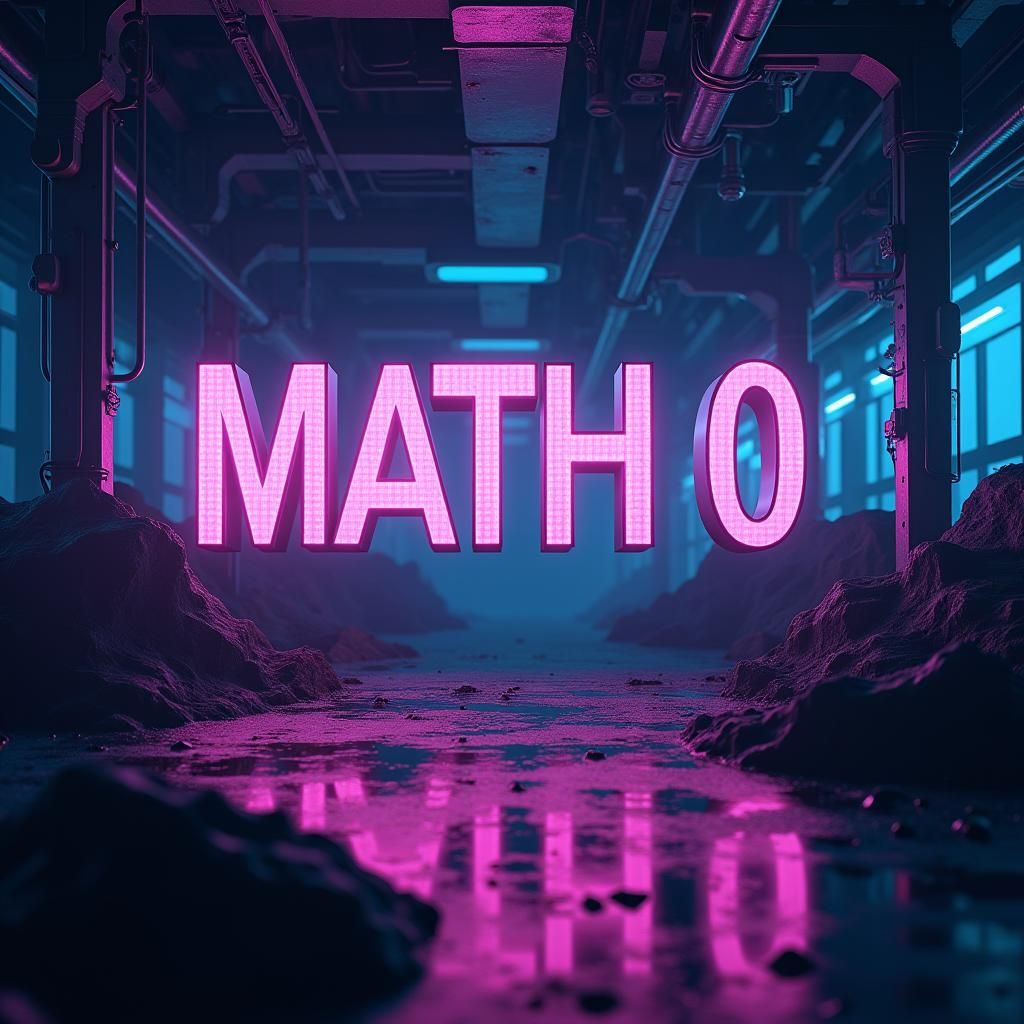 MATH 0 in Dreamlike Sci-Fi Laboratory