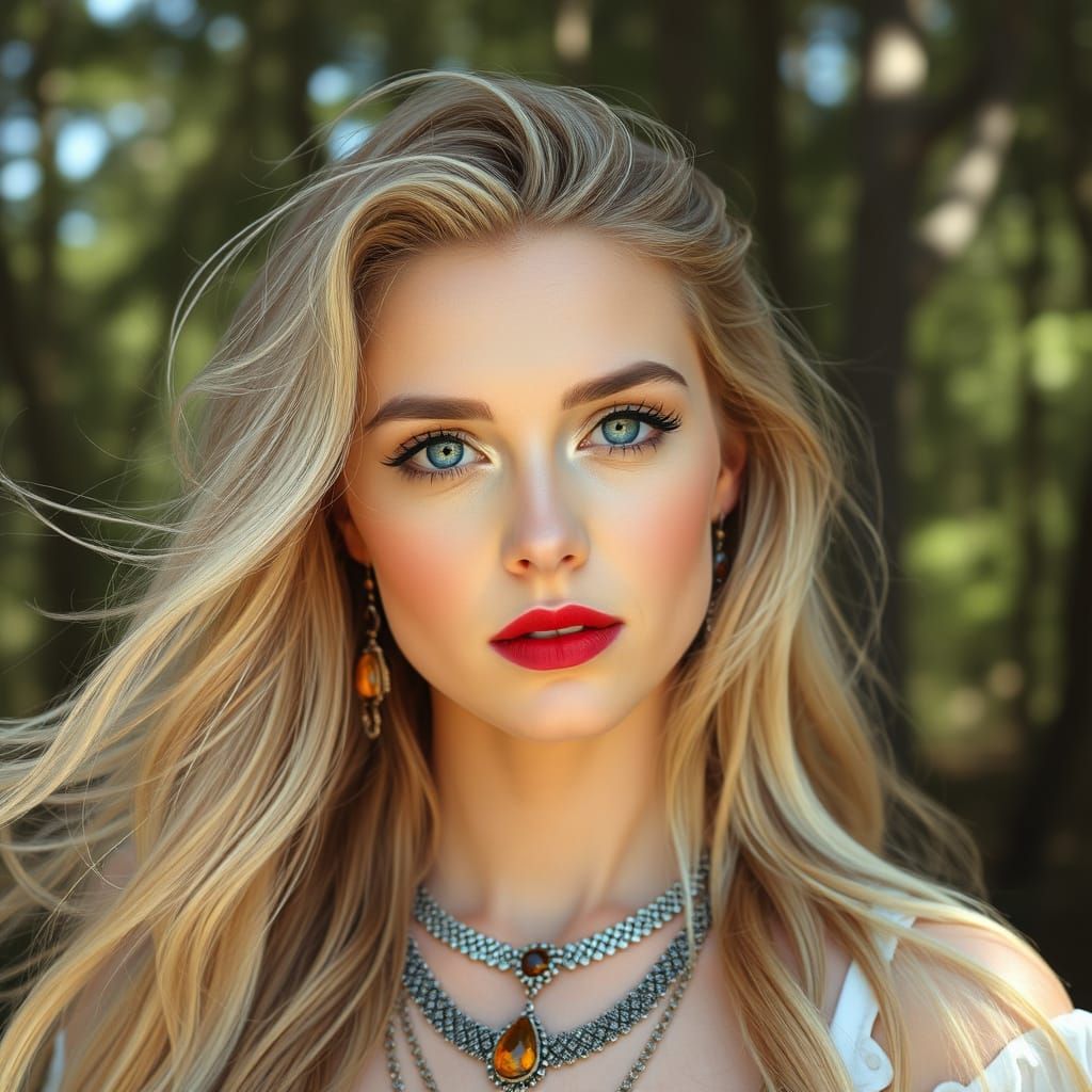 Goddess in Ethereal Beauty