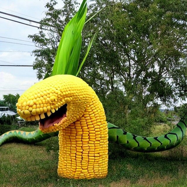 Giant Corn Snake: An AI-Generated Abundance