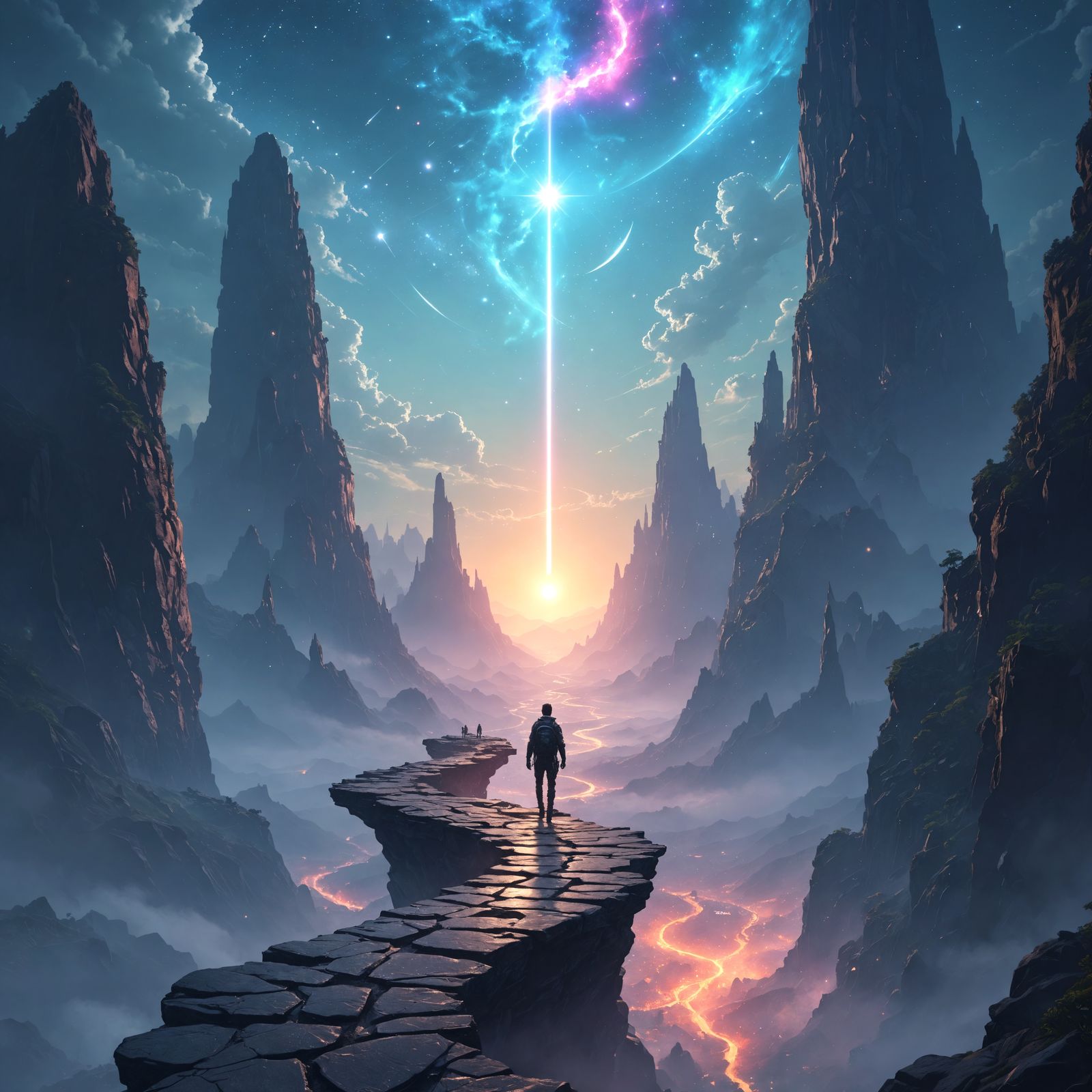 Ethereal Astral Odyssey in 8K Holographic Realism