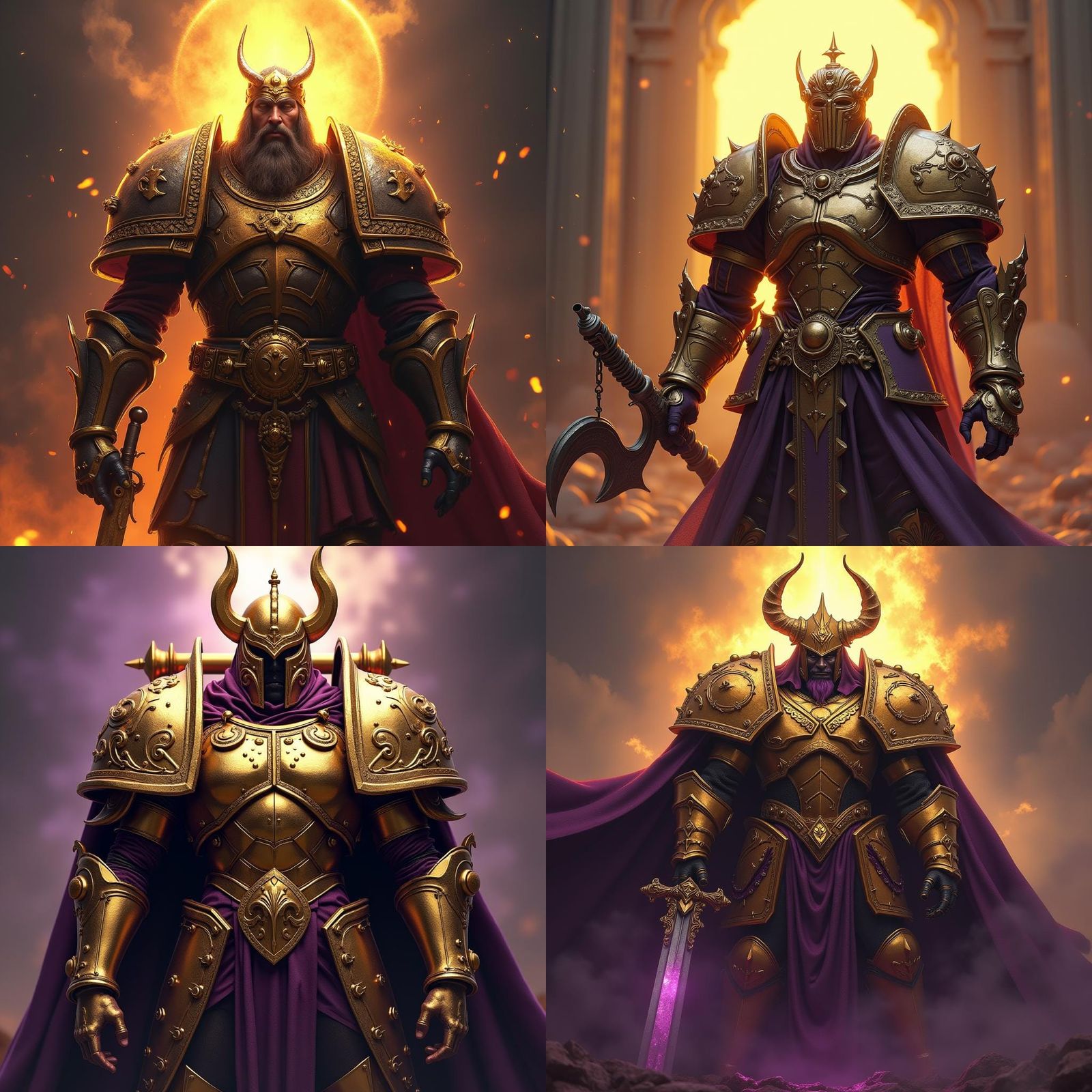 God Emperor of Mankind in Warhammer 40k Style