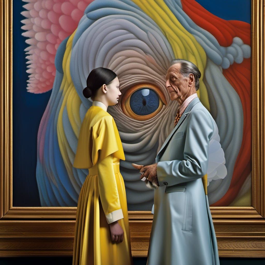 20th Century Painting Characters Party, Hyperrealism