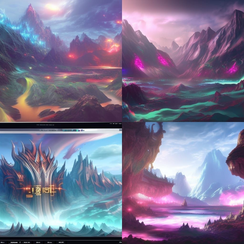 Fantastical Kpop Concept Art in Unreal Engine Style