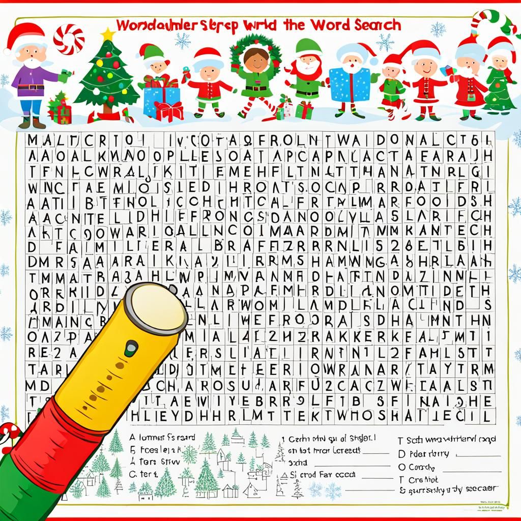 Festive Christmas Word Search Puzzle