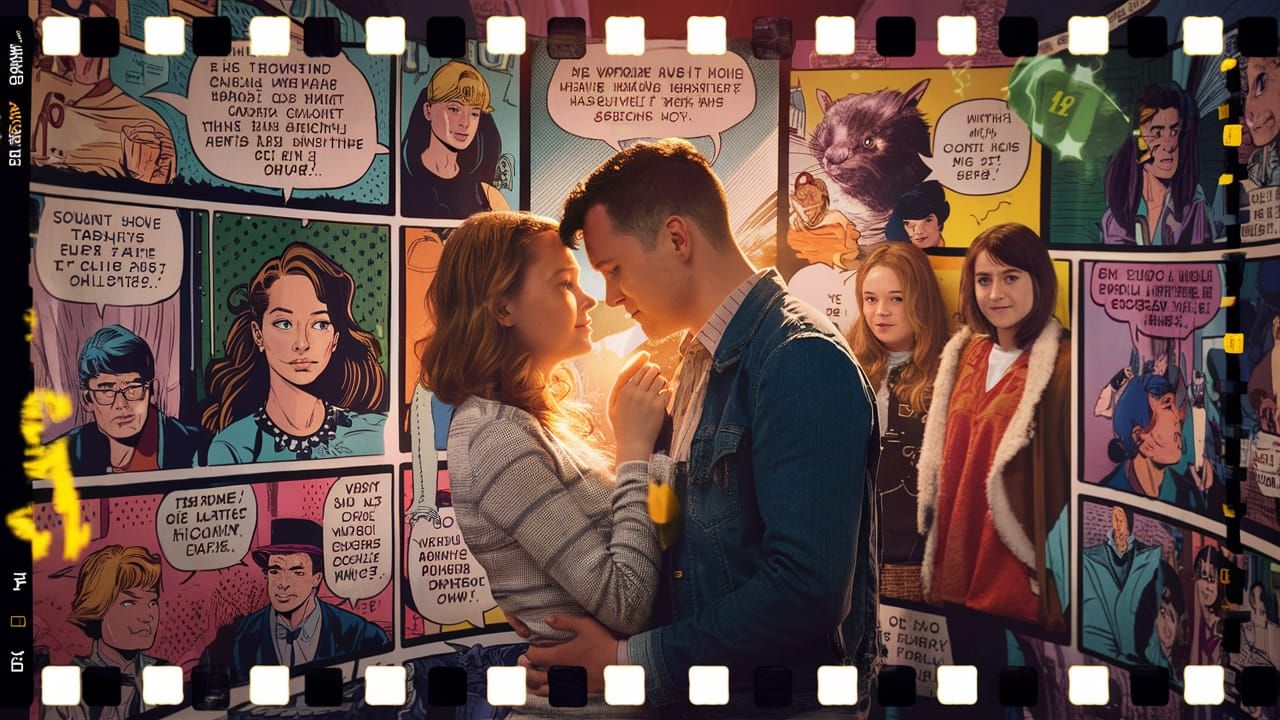 Teenage love story comics