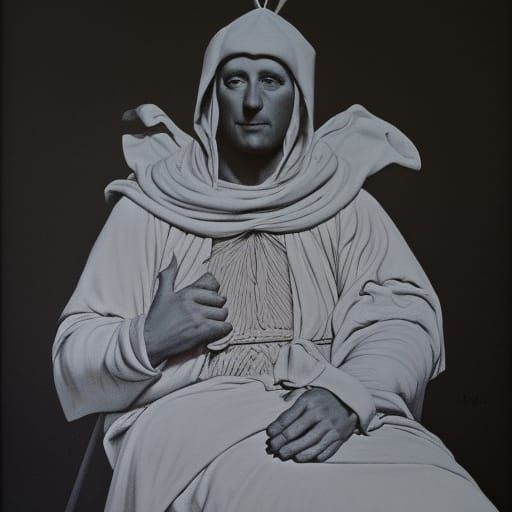 King Baldwin IV Portrait in Golden Hour Light