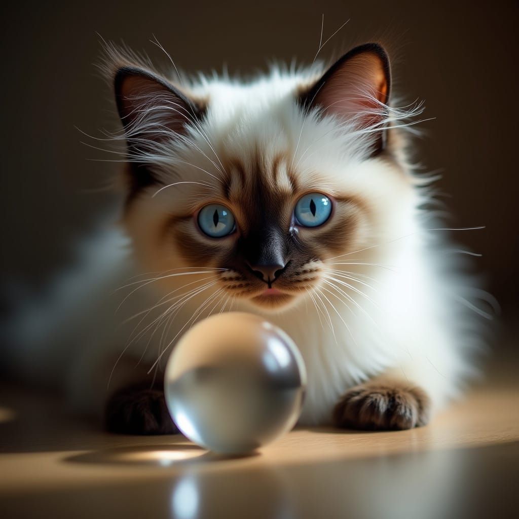 The crystal ball kitty