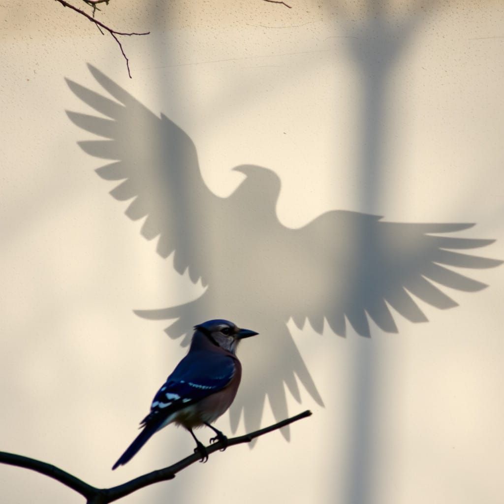 Ethereal Meeting of Blue and Brown