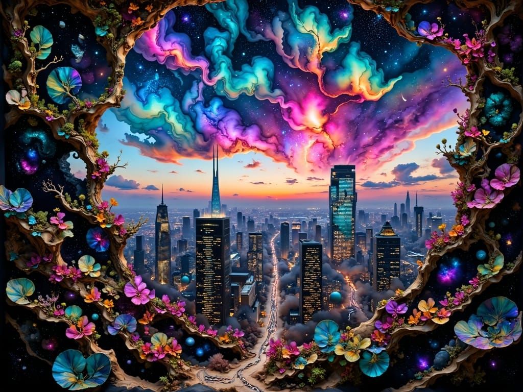 π Digital Mist & Neon Bliss π