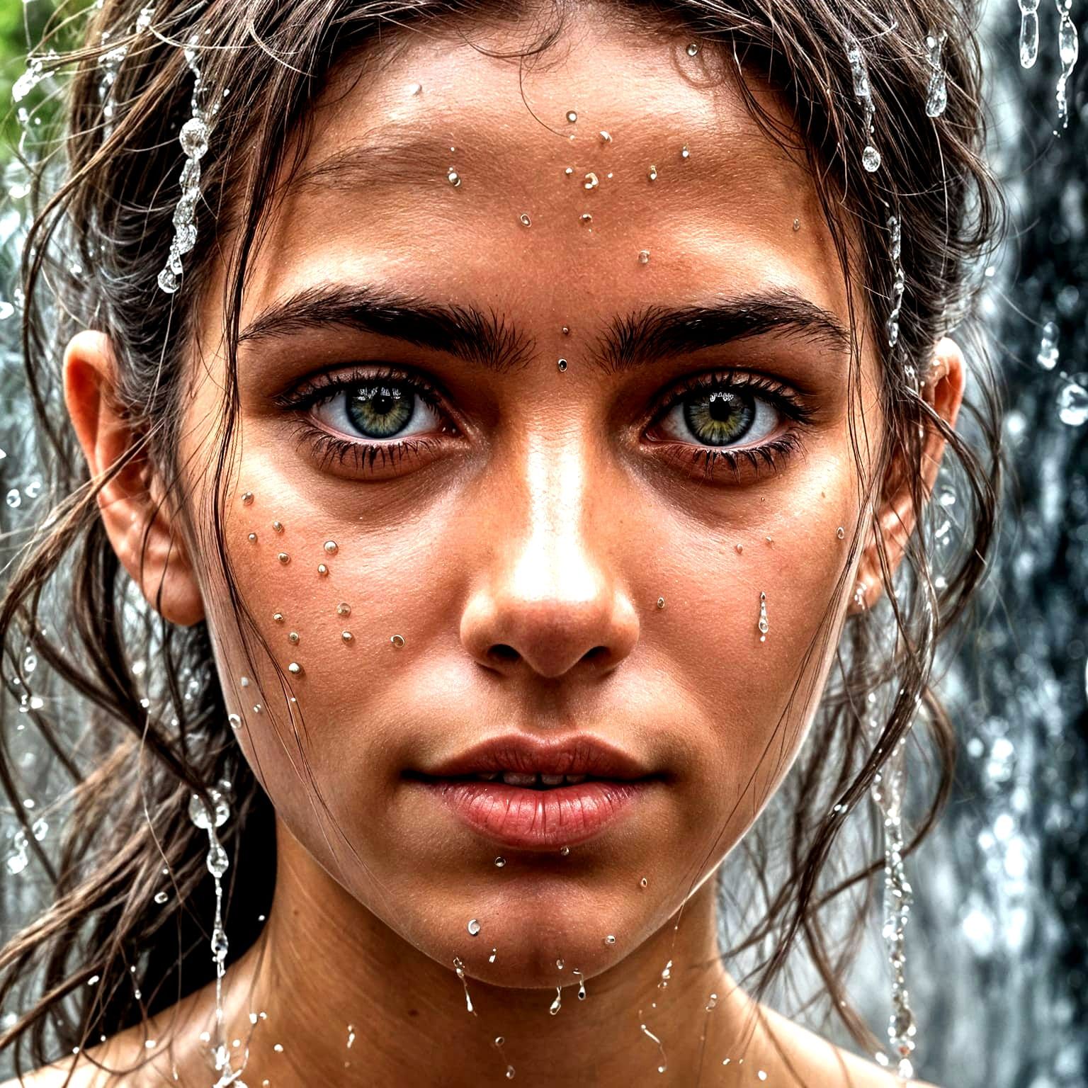 Stunning Portrait of a Smiling Brazilian Woman