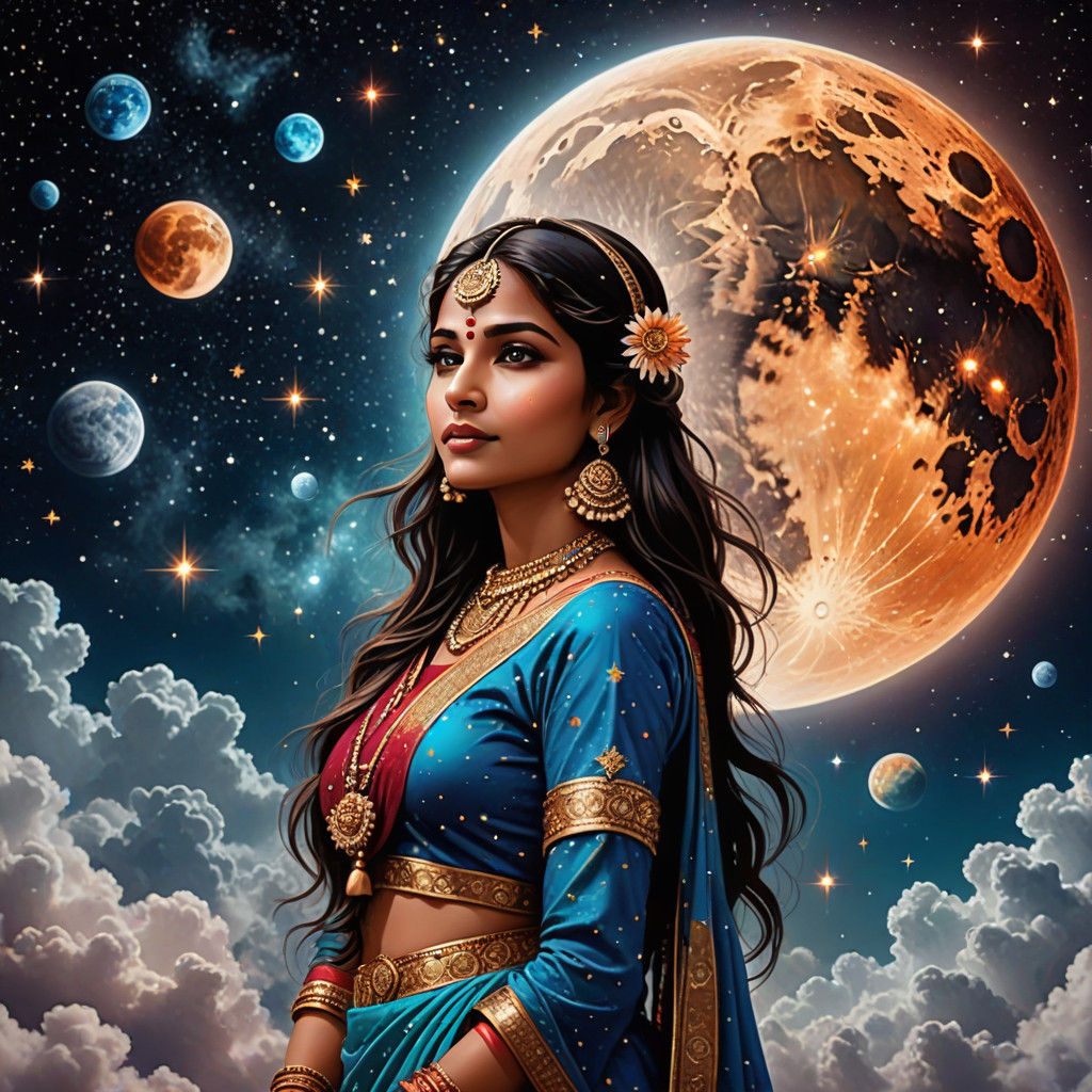 Celestial Whimsy Star Born World in Vibrant Colors