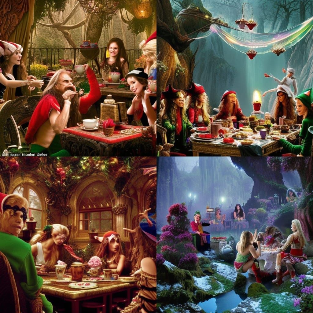 David Lee Roth's Tea Party With Elves