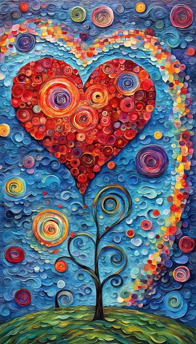 Expressive Heart Symbolism: An Artistic Exploration
