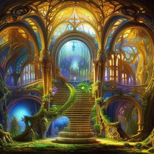 Crystal Palace: Four Seasons in Sci-Fi Style