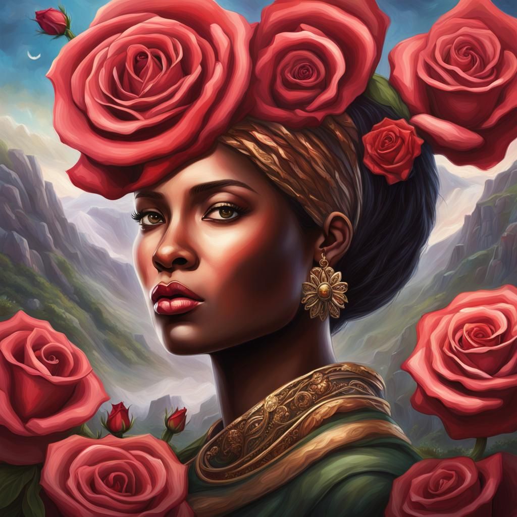 Bold, Delicate Woman: Fantasy Concept Art