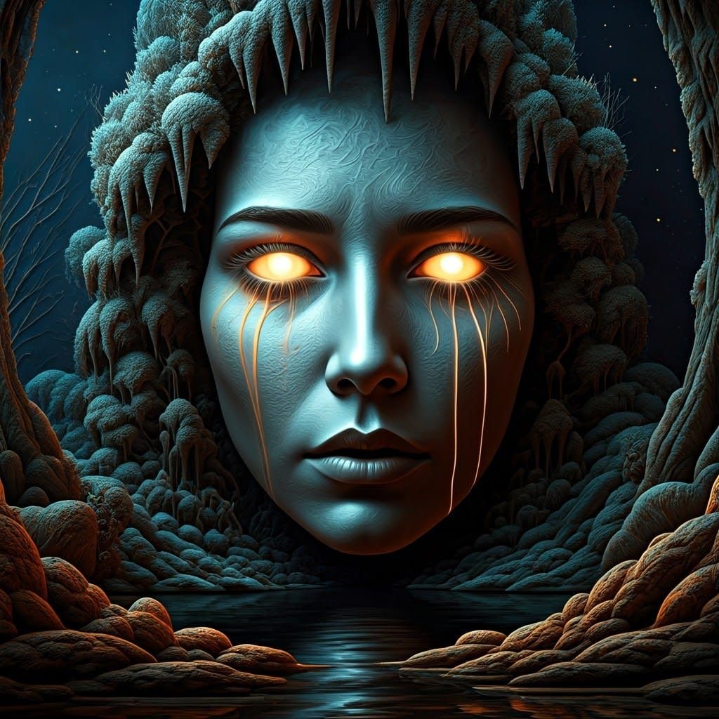 Surreal Horse Morphosis in Mystical Wonderland