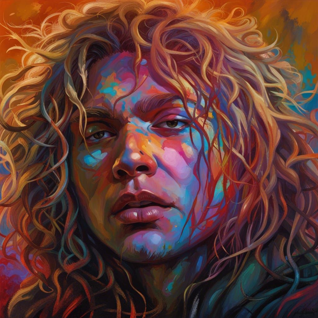 Hyperrealistic Portrait with Dramatic Lighting