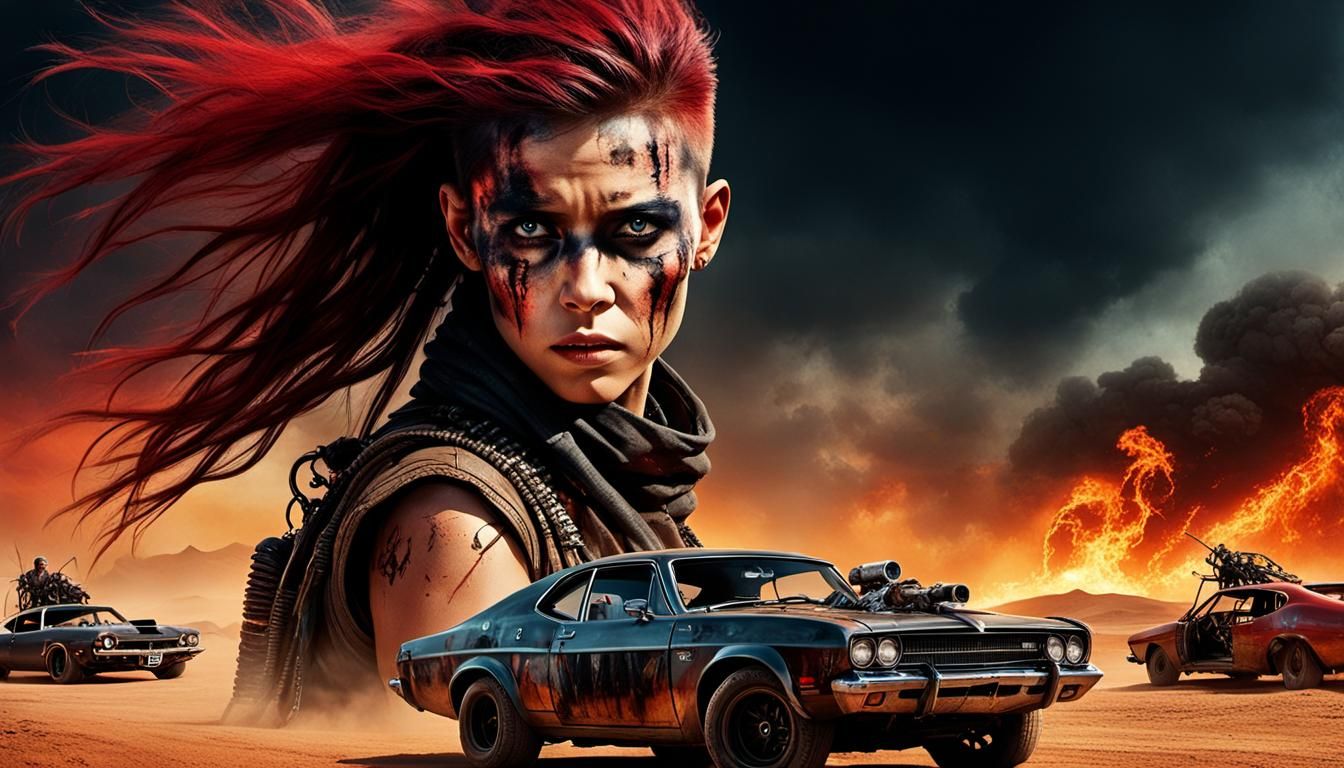 Mystic Action Movie Cover in Hyperrealistic Style