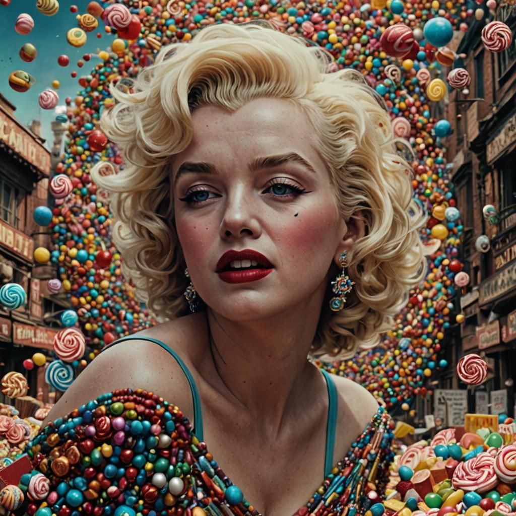 Epic Cinematic Portrait of Marilyn