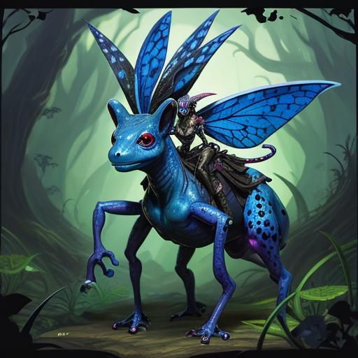 Poison Dart Frog Alien Fairy Assassin