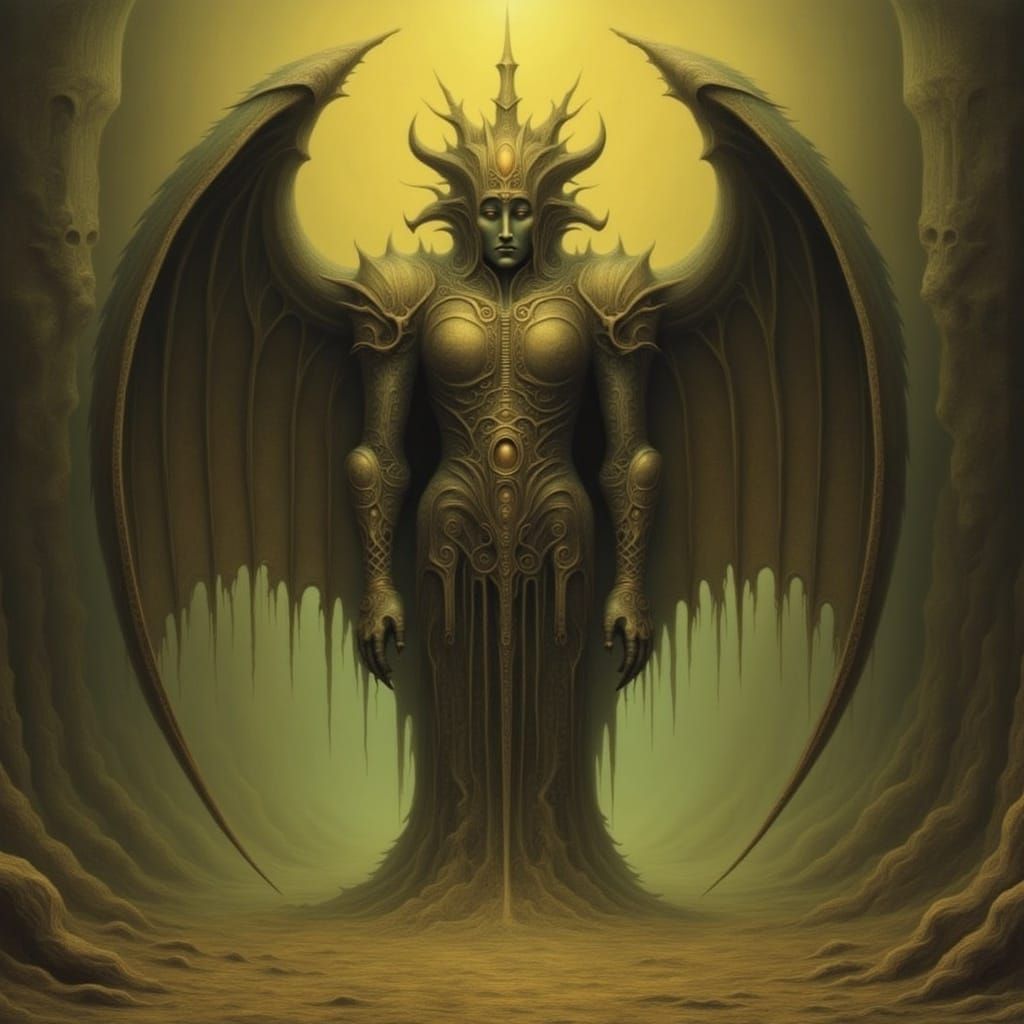 Gilded Laurel Crown with Puzzling Design