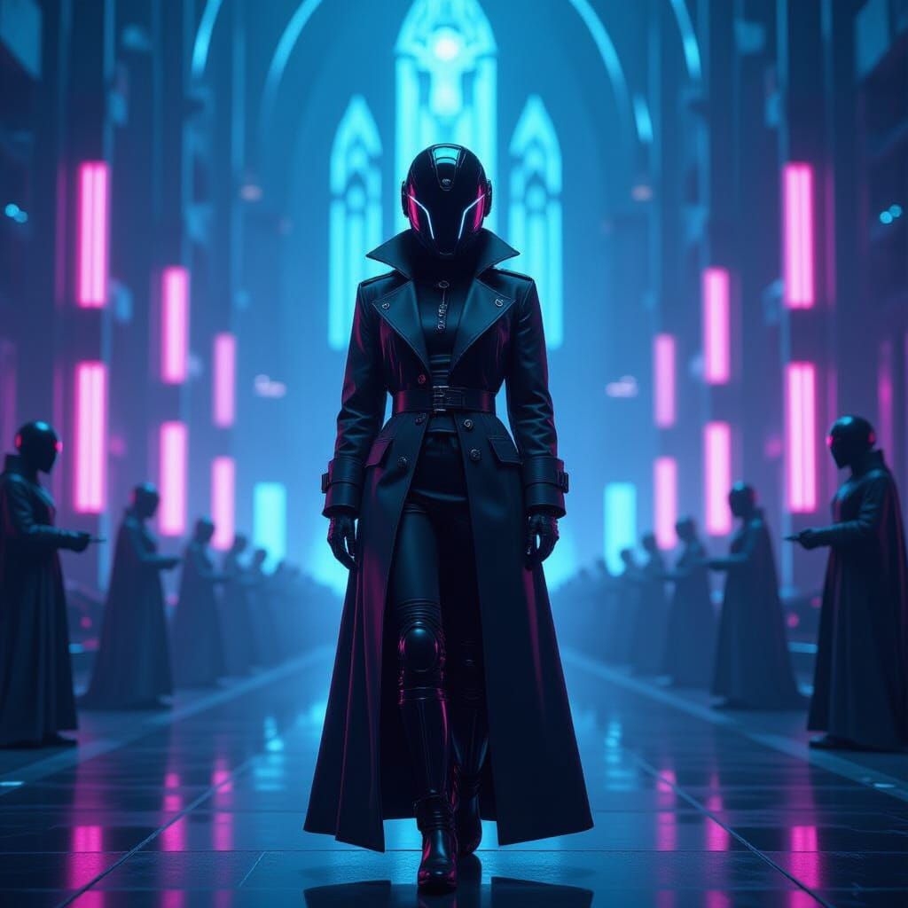 Lain Irakawa in Cyberpunk Cathedral