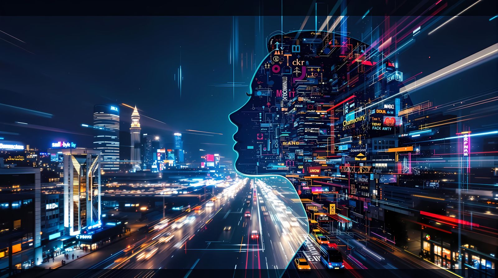 Surreal Cityscape Dreamscape in Digital Painting